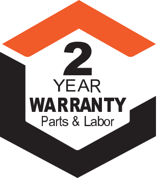 2 year warranty parts & labor