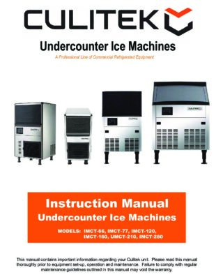 How to Spec Undercounter Ice Machines - Foodservice Equipment Reports  Magazine